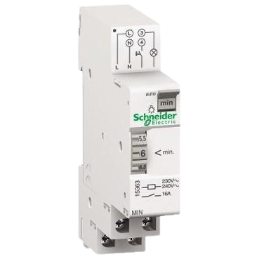 Stopniščni avtomat ACTI9 MIN 230V AC 16A 1-7min 1NO 1M